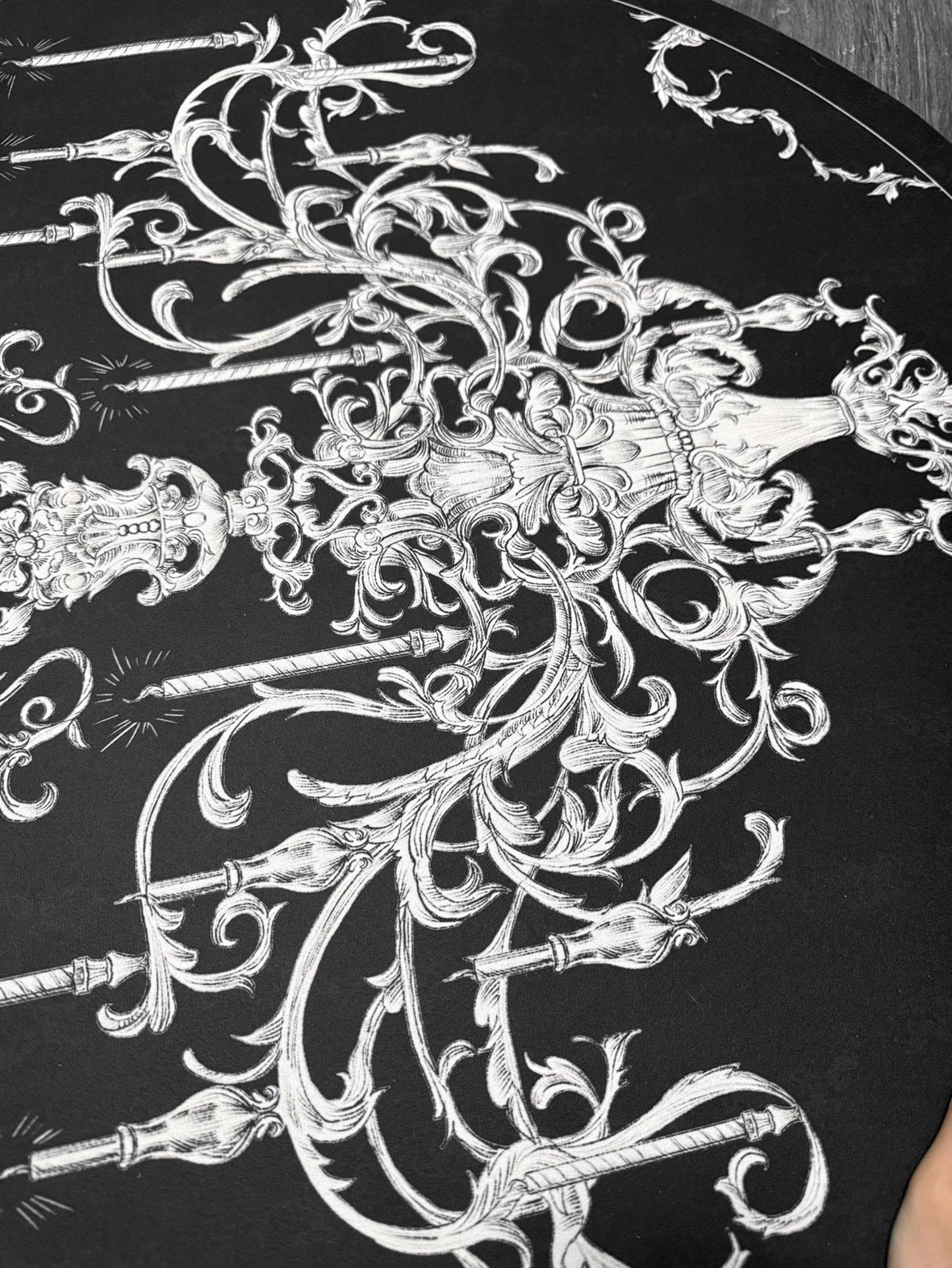 Gothic Horror Round Rug